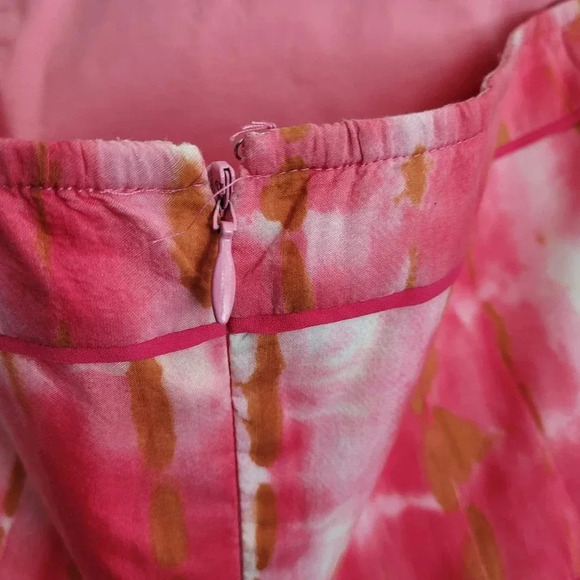 Anthropologie Beth Bowley Women's Mini Dress 4 Multicolor Silk Blend Embroidered - Picture 8 of 12